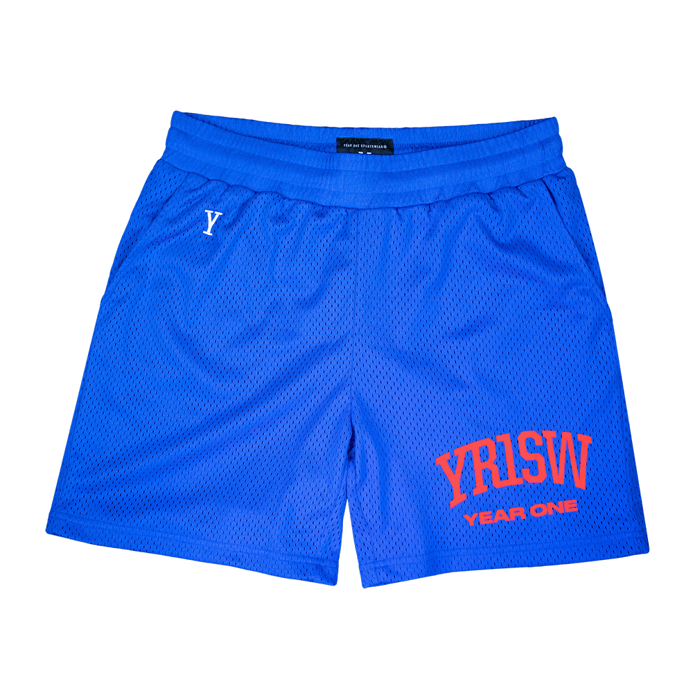 YR1SW Mesh Basketball Shorts Royal Blue
