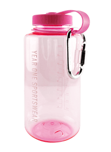 Wide Mouth Water Bottle - 30oz - Double Pink