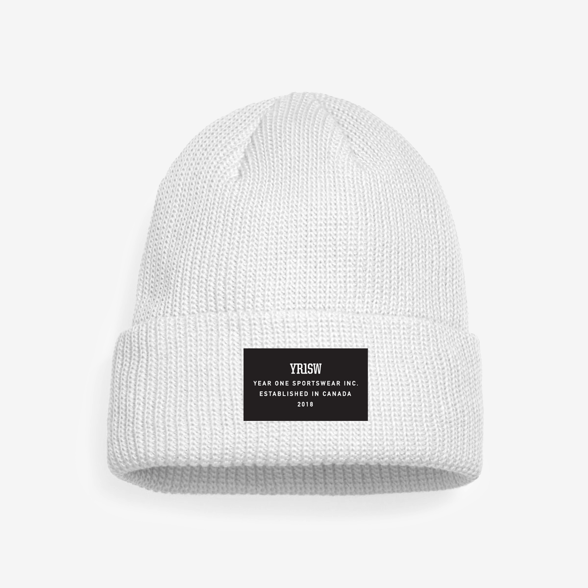 Shaker Knit Beanie - White