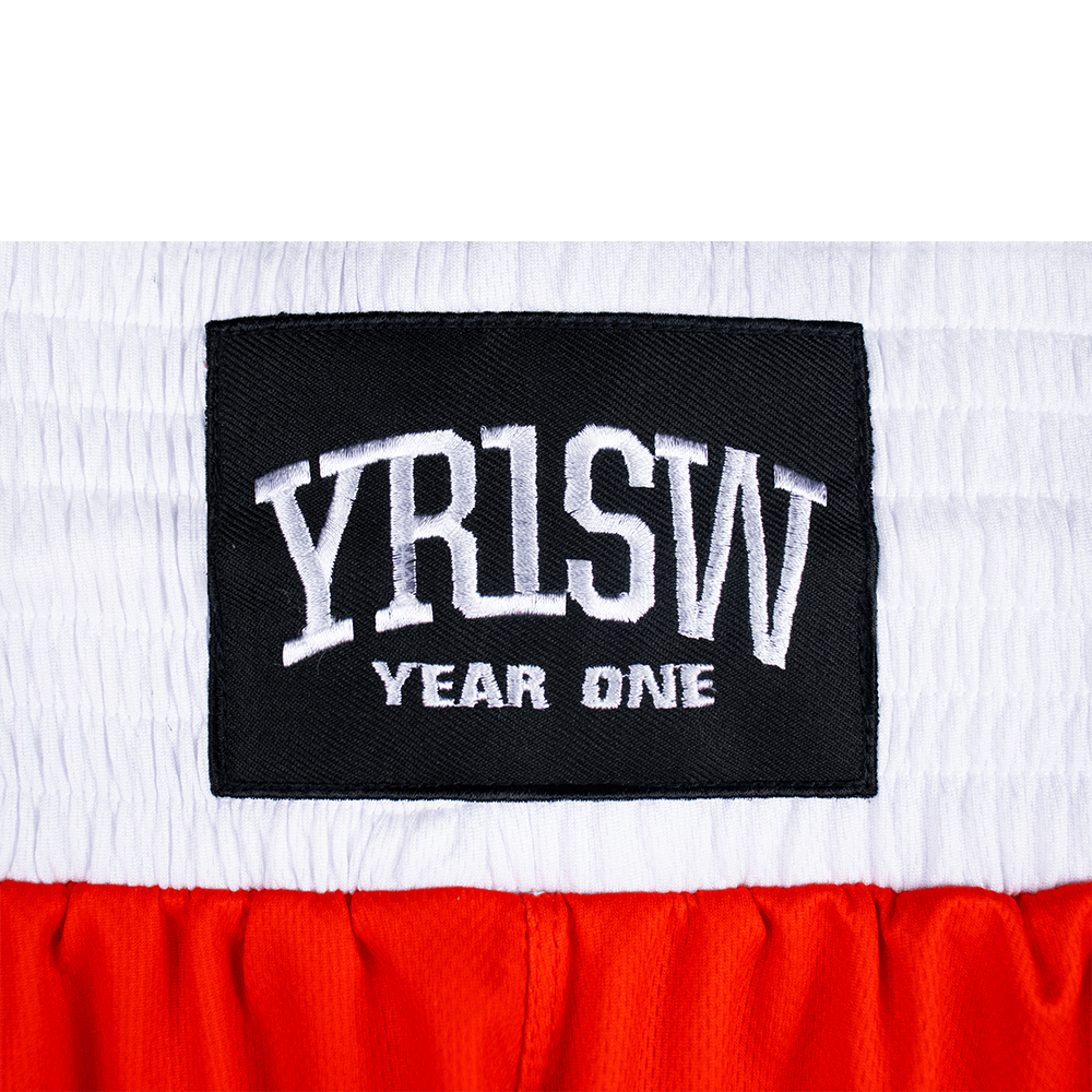 Elite Competition Boxing Shorts - Varsity Red