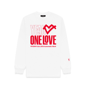 ONE LOVE Heavyweight Long Sleeve — White