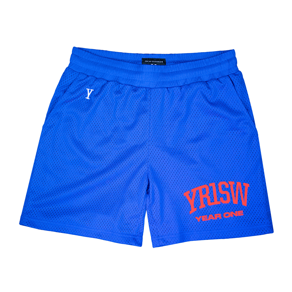 double layer mesh basketball shorts