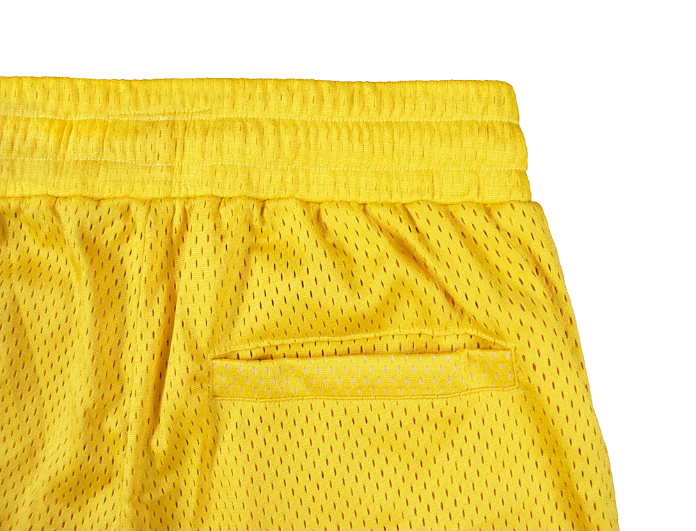 Mesh Basketball Shorts - Gold